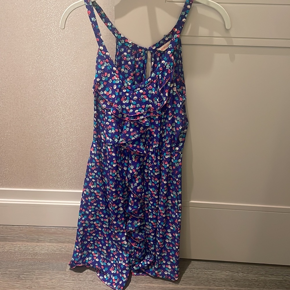 Rebecca Taylor floral ruffle dress, size 2